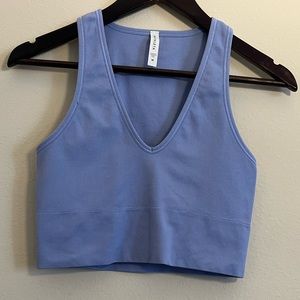 Athleta Aurora Seamless Crop Rib Tank